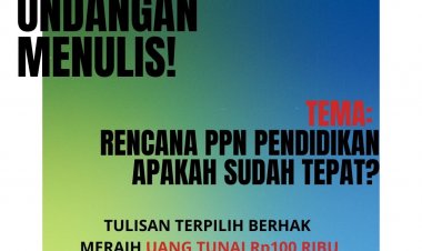 UNDANGAN MENULIS OPINI BERHADIAH UANG TUNAI
