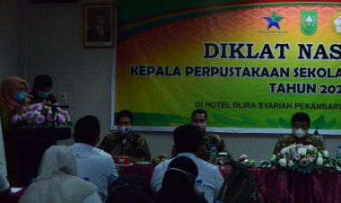 Atpusi Riau Latih 60 Kepala Perpustakaan Sekolah dan Madrasah