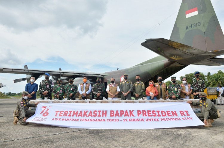 Obat dan Oxygen Concentrator Bantuan Presiden Sudah Tiba di Riau