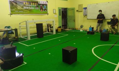 Tim Robotik UNRI Raih Gelar Juara di Kontes Robot Indonesia Wilayah I