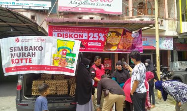 Sasar Kaum Dhuafa, Rotte Jual Paket Sembako Lebih Murah dari Harga Pasaran