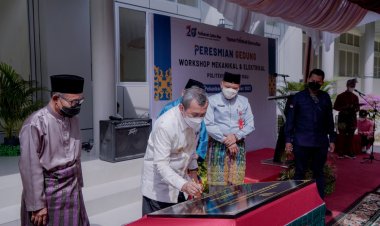 Gubernur Riau Resmikan Mekanikal dan Elektrikal Workshop di PCR