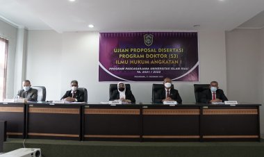 Tiga Mahasiswi Jalani Seminar Disertasi, Prodi Doktor Ilmu Hukum UIR Catatkan Sejarah Baru