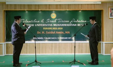 Dr. Saidul Amin Dilantik Jadi Rektor UMRI