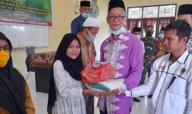 Peringati Milad, YLPI Riau Santuni 40 Mualaf di Rantau Berangin