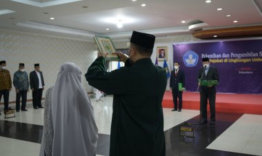 Dessy Riasari Dilantik jadi Kepala BAK Universitas Riau