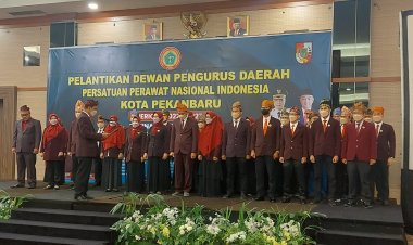 Pengurus PPNI Pekanbaru Resmi Dilantik