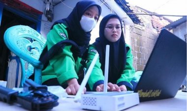 Berkat Karya Siswa SMK Ini, Warga 5 Desa Dapat Nikmati Internet Murah