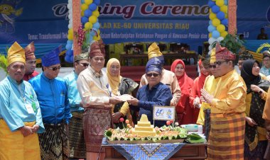 Ini Ajakan Rektor Aras Mulyadi Saat Perayaan Milad Ke-60 UNRI