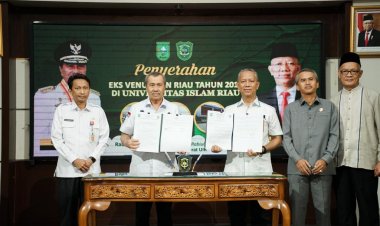 Gubri Serahkan 3 Venue Eks PON 2012 untuk UIR