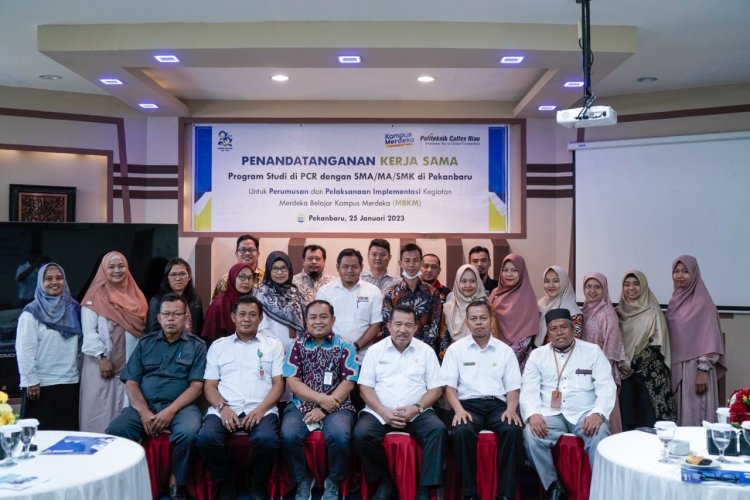 Implementasi MBKM, PCR Jalin Kerja Sama dengan Beberapa Sekolah di Pekanbaru