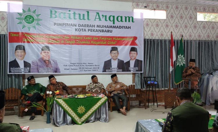 Bertujuan Bangun Militansi, PD Muhammadiyah Pekanbaru Gelar Baitul Arqam di Harau