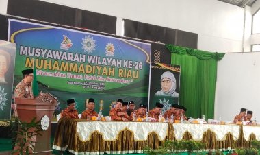 Hasil Musywil, Hendri Sayuti Jadi Ketua Muhammadiyah, Hikmani Ketua Aisyiyah Riau