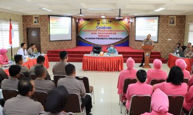 Polisi Ikut Tangani Stunting, BKKBN Riau dan Polresta Pekanbaru Gelar Sosialisasi
