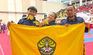 Dua Karateka UNRI Raih 3 Emas dan 1 Perunggu di Ajang Gadjah Mada Open Karate Championship 2023