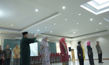 Ini Dia Tiga Nama Pejabat Baru UNRI yang Dilantik Rektor