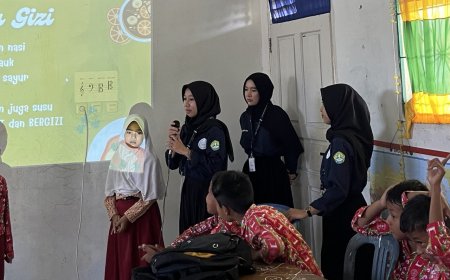 Bantu Cegah Stunting, Mahasiswa Kukerta UNRI Ini Sosialisasikan Perlunya Gizi Seimbang