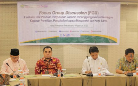 Cara Ini Dilakukan LPPM UNRI Agar Dosen Tak Sibuk Mengurus Kwitansi Penelitian