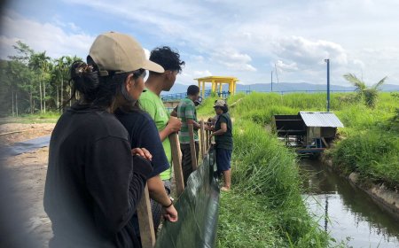 Mahasiswa Kukerta UNRI Optimalkan Kincir Air di Desa Menaming
