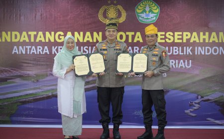 Rektor UNRI Ajak Polri Jadi Praktisi Pengajar di Kampus