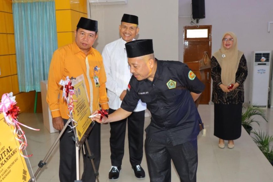 MAN 2 Pekanbaru Punya Fasilitas Baru, Siswa Tak Perlu Bawa Buku