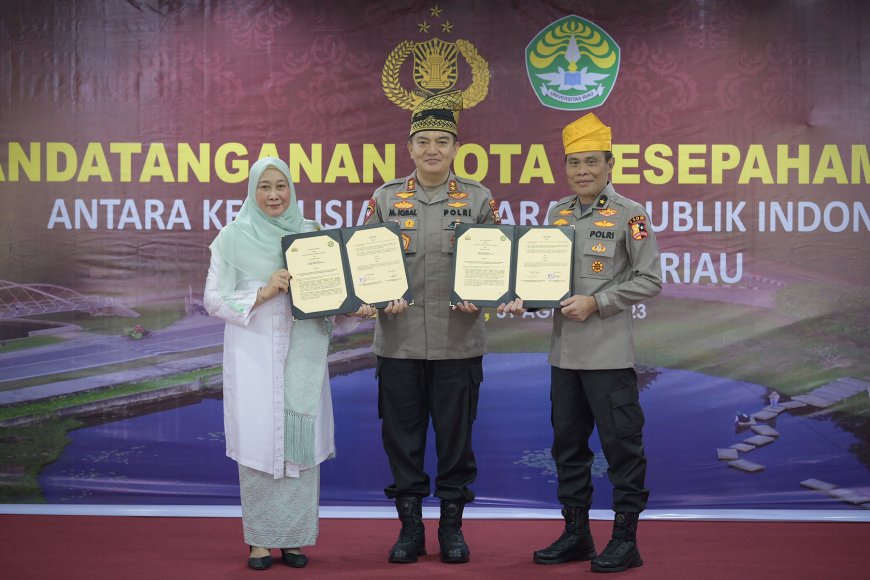 Rektor UNRI Ajak Polri Jadi Praktisi Pengajar di Kampus