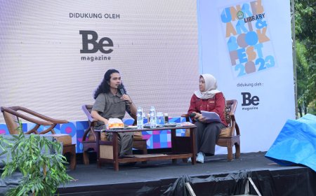 Penulis Nasional, Boy Candra Hadiri UNRI’s Library Art and Book Fest 2023