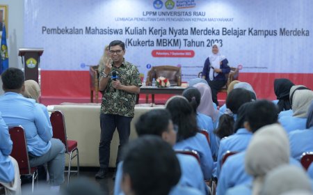 300 Mahasiswa Kukerta MBKM UNRI Dapat Pembekalan