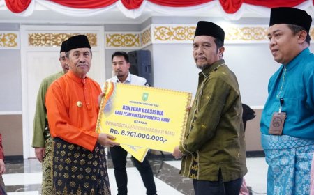 Ini Perguruan Tinggi Penerima Bantuan Miliaran Rupiah dari Pemprov Riau