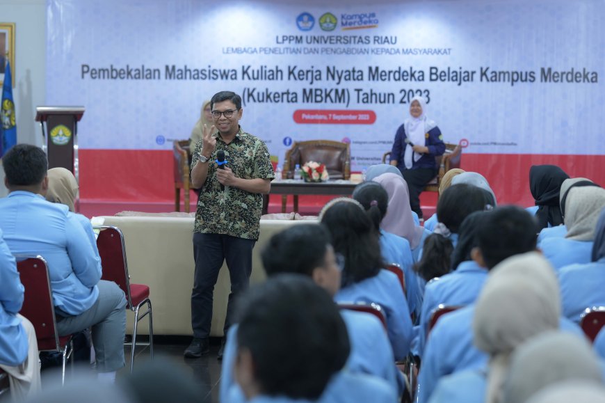 300 Mahasiswa Kukerta MBKM UNRI Dapat Pembekalan