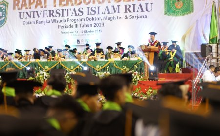 2.418 Lulusan UIR Diwisuda, Termasuk dari Thailand dan Kamboja