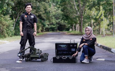 Iqbal dan Nadya Bikin Robot Pemotong Kabel Bom