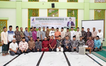 Milad Ke 111, PW Muhammadiyah Riau Taja Bimtek Manajemen Masjid dan Tabligh Akbar