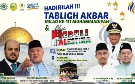 Milad 111 PW Muhammadiyah Gelar Tabligh Akbar, Siapkan Hadiah Umroh hingga Sepeda Motor