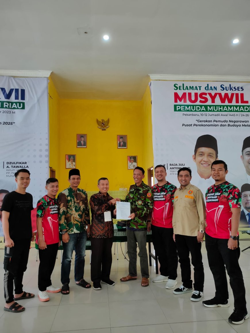 Rizal S Terpilih Pimpin PW Pemuda Muhammadiyah Riau