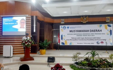 Asosiasi Widyaprada Indonesia di Riau Gelar Musda Pertama
