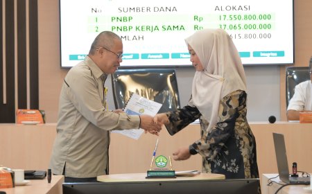 Serahkan DIPA, Rektor UNRI: Gunakan Sebaik-baiknya