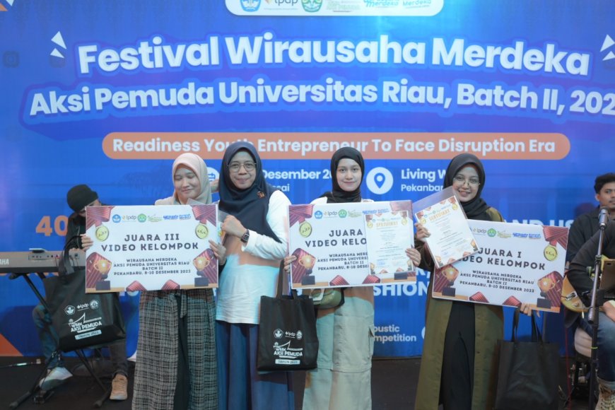 Ini Daftar Pemenang Lomba di Ajang Festival Wirausaha Merdeka UNRI