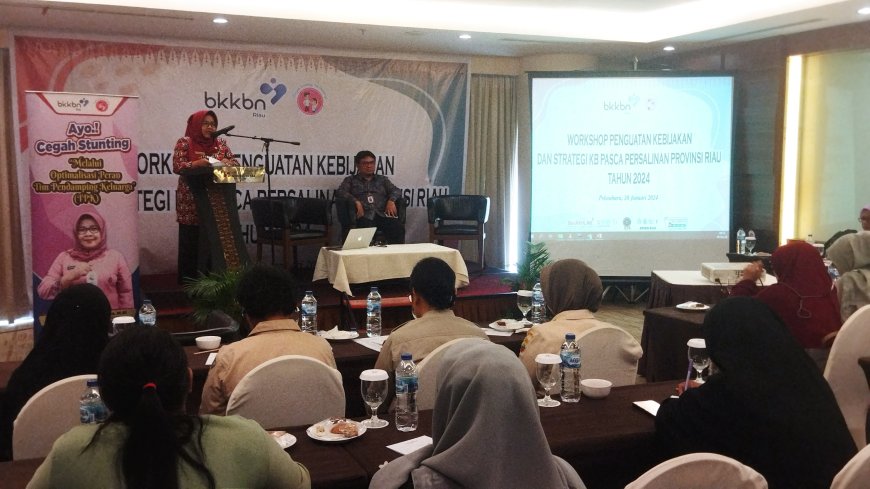 Tingkatkan KB Pasca Salin, BKKBN Riau Undang 28 Rumah Sakit Ikut Workshop