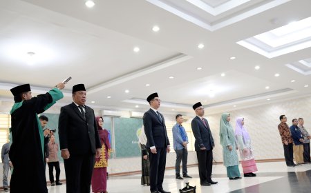Ini Daftar Nama Pejabat UNRI yang Baru Dilantik