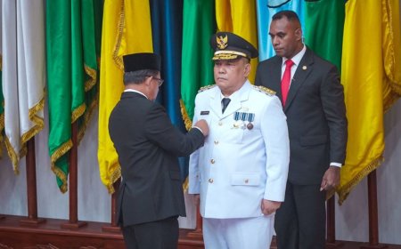 Dilantik Jadi PJ Gubri, SF Hariyanto Diminta Atasi Stunting dan Cegah Inflasi