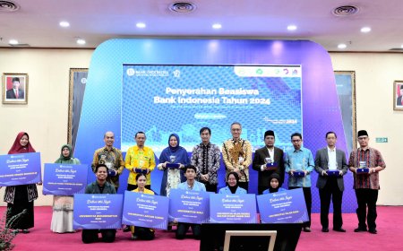 100 Mahasiswa UNRI Terima Beasiswa dari Bank Indonesia Provinsi Riau