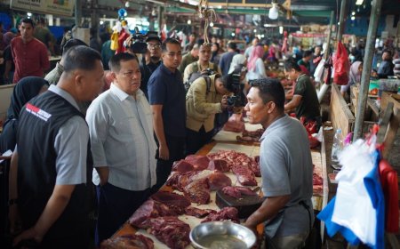 Pj Gubri Tinjau Pasar di Pekanbaru, Ini Hasilnya