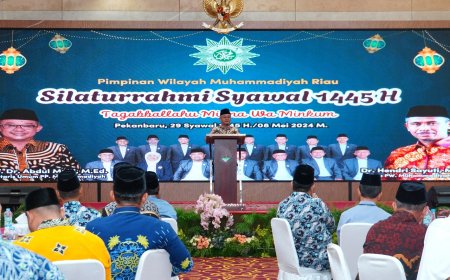 Hadir Silaturrahim Syawal di Riau, Sekum Muhammadiyah Ajak Move On
