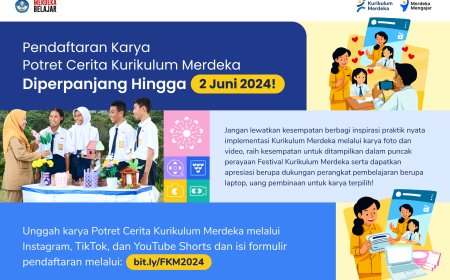 Catat, Pendaftaran Potret Cerita Kurikulum Merdeka Diperpanjang