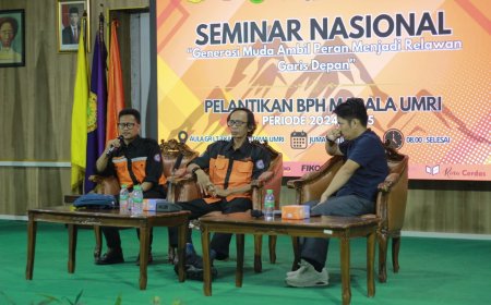 Sukses Gelar Seminar Nasional, Mapala UMRI akan Bentuk Forum Relawan di Riau