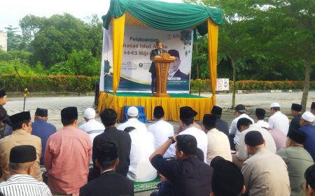 Salat Idul Adha di Kampus UMRI, Khatib Sampaikan Kisah Pengorbanan Nabi Ibrahim