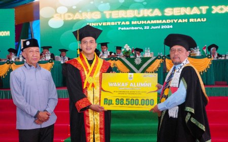 Pengurus Muhammadiyah Riau Berharap Muncul Guru Besar Pertama di UMRI