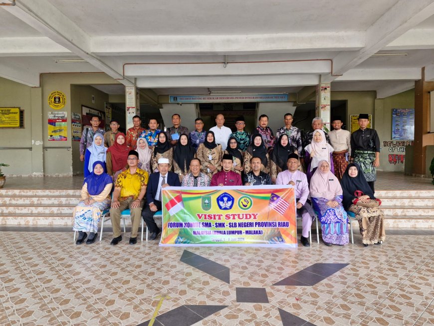 Kerjasama dengan PIBG Dua Sekolah di Malaysia, Ini yang Bakal Dilakukan Forkom SMA SMK dan SLB Negeri Riau