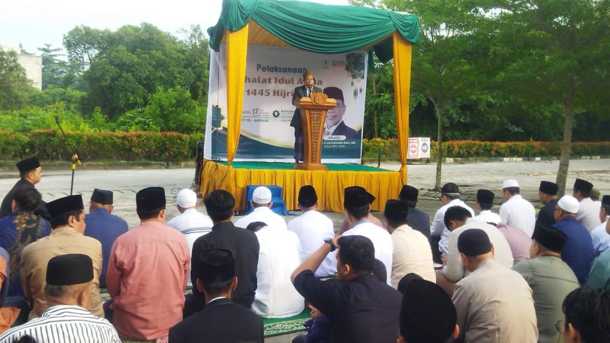 Salat Idul Adha di Kampus UMRI, Khatib Sampaikan Kisah Pengorbanan Nabi Ibrahim